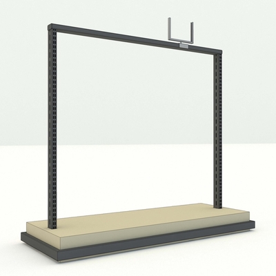 Modular Clothing Rack 60kg Capacity for Retail Stores