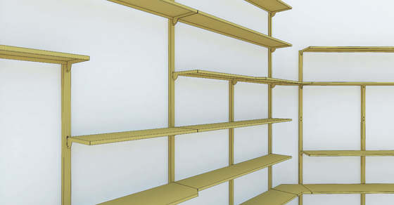 Supermarket Shelving System 1500mm Modular Display Rack