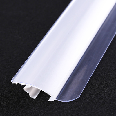 Plastic Price Label Holder For Supermarket Shelf Customized