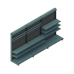 Modular Supermarket Display Rack, Adjustable Shelf Width, Space-Saving and Cost-Effective Retail Storage Solution