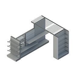 भारी शुल्क सुपरमार्केट अलमारियाँ / खुदरा प्रदर्शन रैक