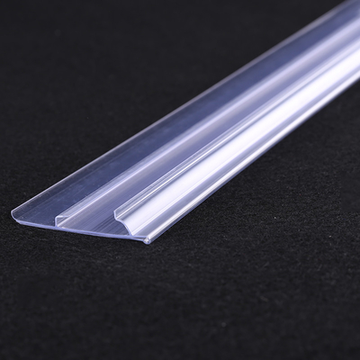 Plastic Price Label Holder For Supermarket Shelf Customized