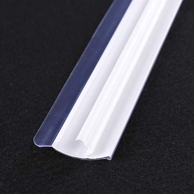 Plastic Price Label Holder For Supermarket Shelf Customized